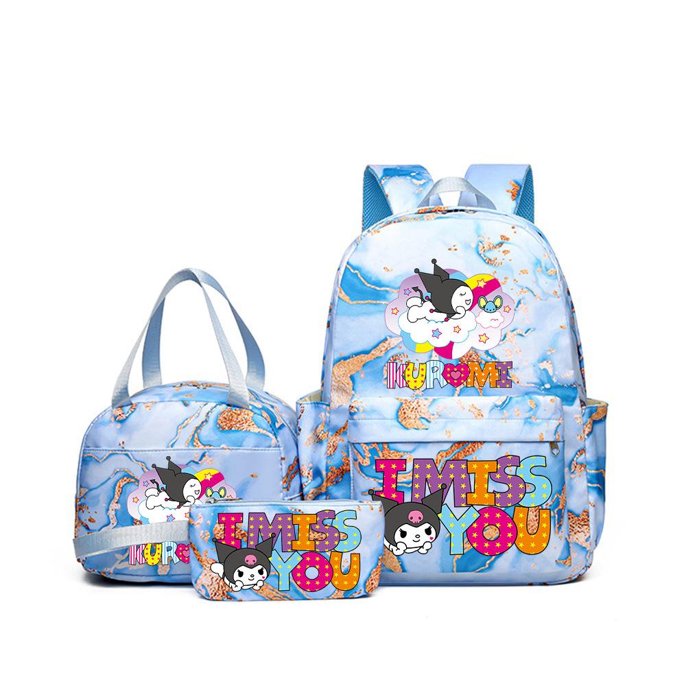 Student Schoolbag Cartoon Cute Large Capacity Backpack Lightweight Waterproof Middle School Student Backpack