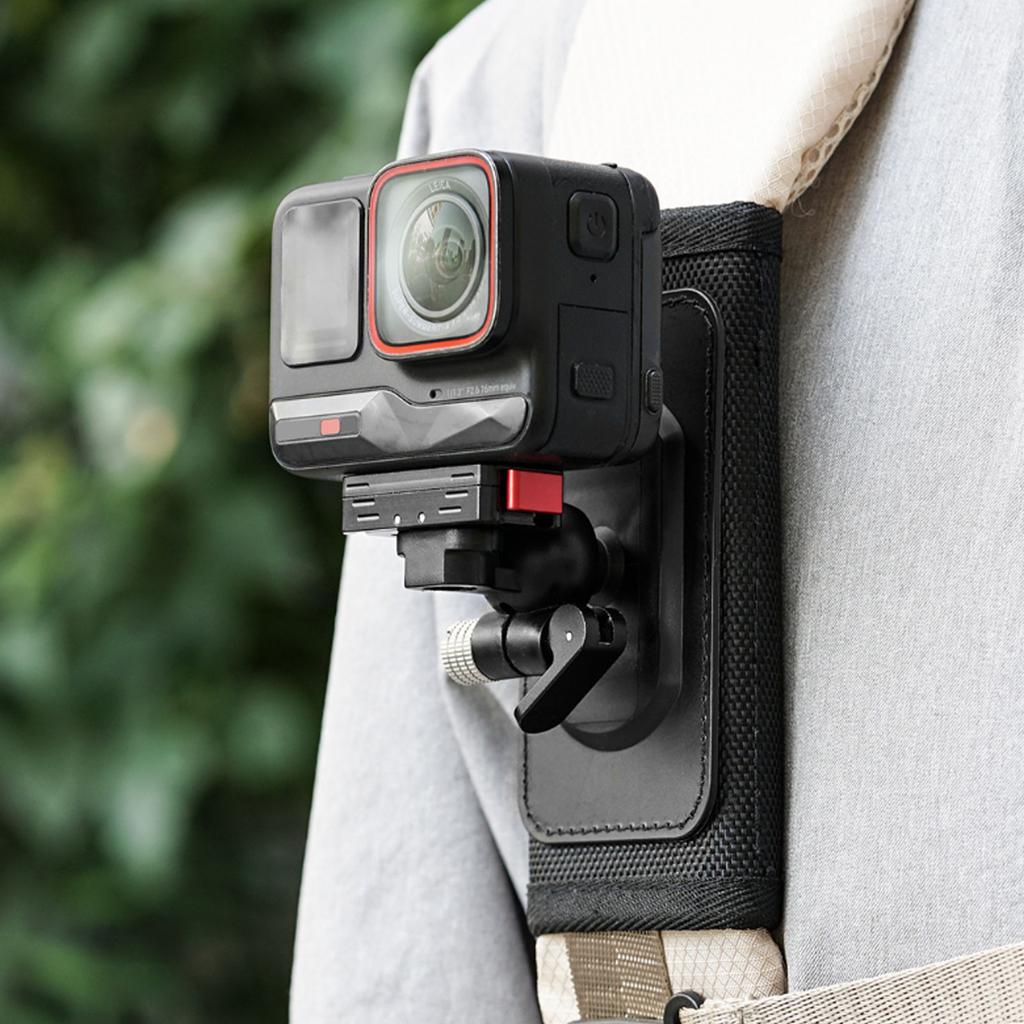 Quick Release Adapter Chest Mount Base Backpack Belt Clip Holder Mounting for Sports Photography Accessory
