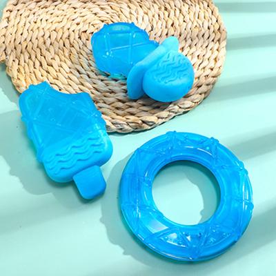 Summer Cool Dog Teething Toys Popsicle Pet Toys, Relief Summer Pet Supplies Water Filled Lollipop Dog Teething Toys Set