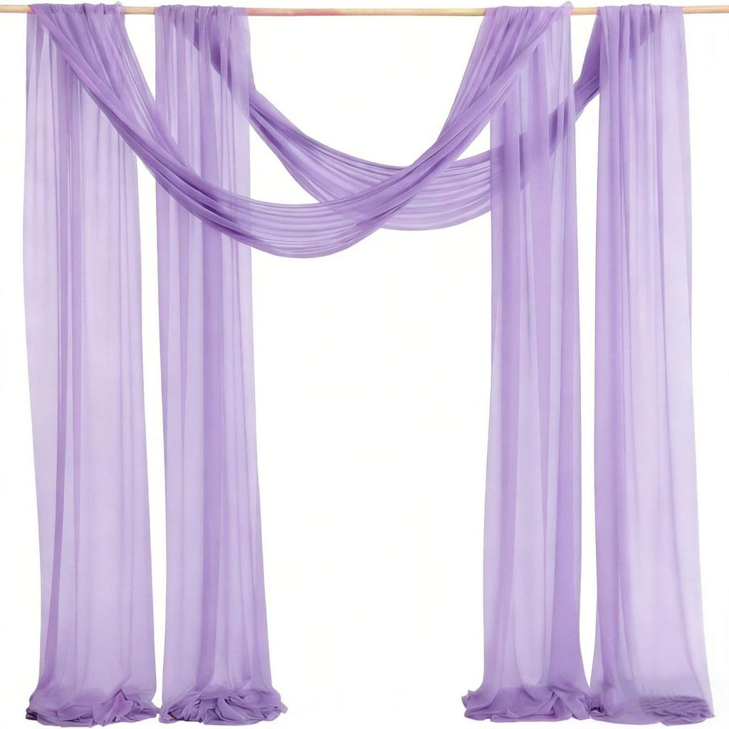 Elegant Pearl Micro-Shimmer Polyester Fabric for Wedding Decor & Drapery