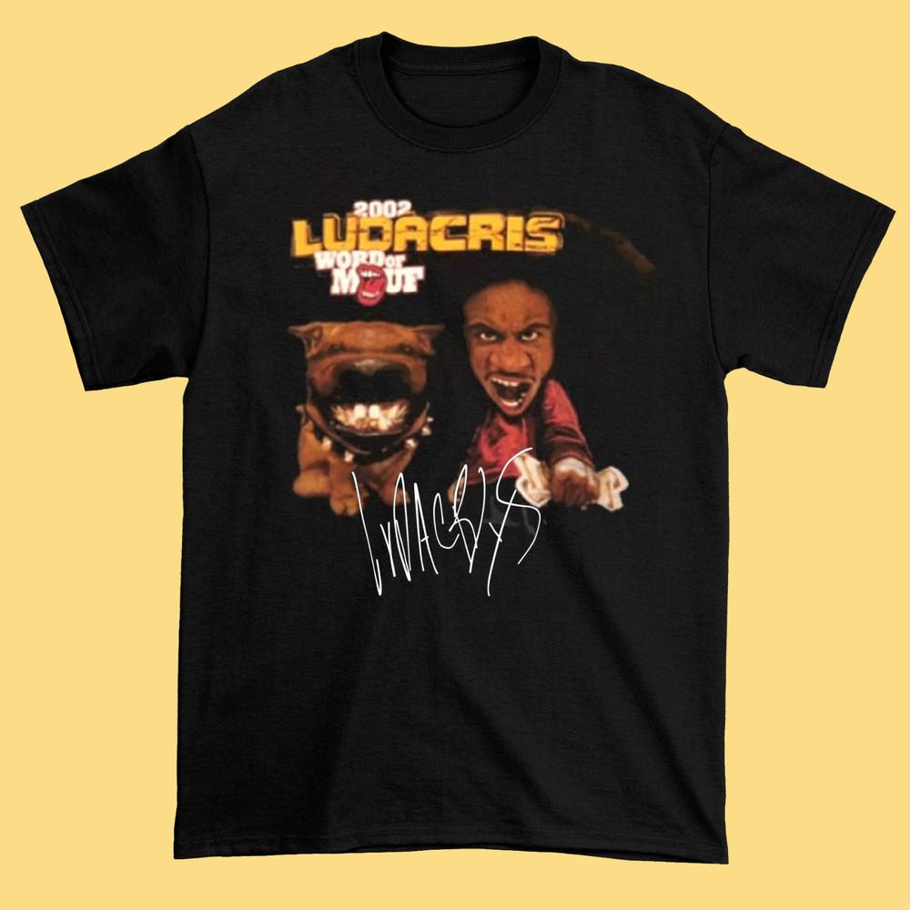 Людакрис Рэп Черная Хлопковая Футболка Подарок Смешная Унисекс Футболка S