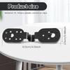 100Pcs Shade Cloth Plastic Clips Sunshade Net Clip Greenhouse Fabric Fix Clamps Grommet Fence Netting Hook