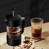 French Press 600ML Hohes Borosilikatglas Haus Kaffeebereiter Milchschaumformer Kaffeezubehör Cafébedarf