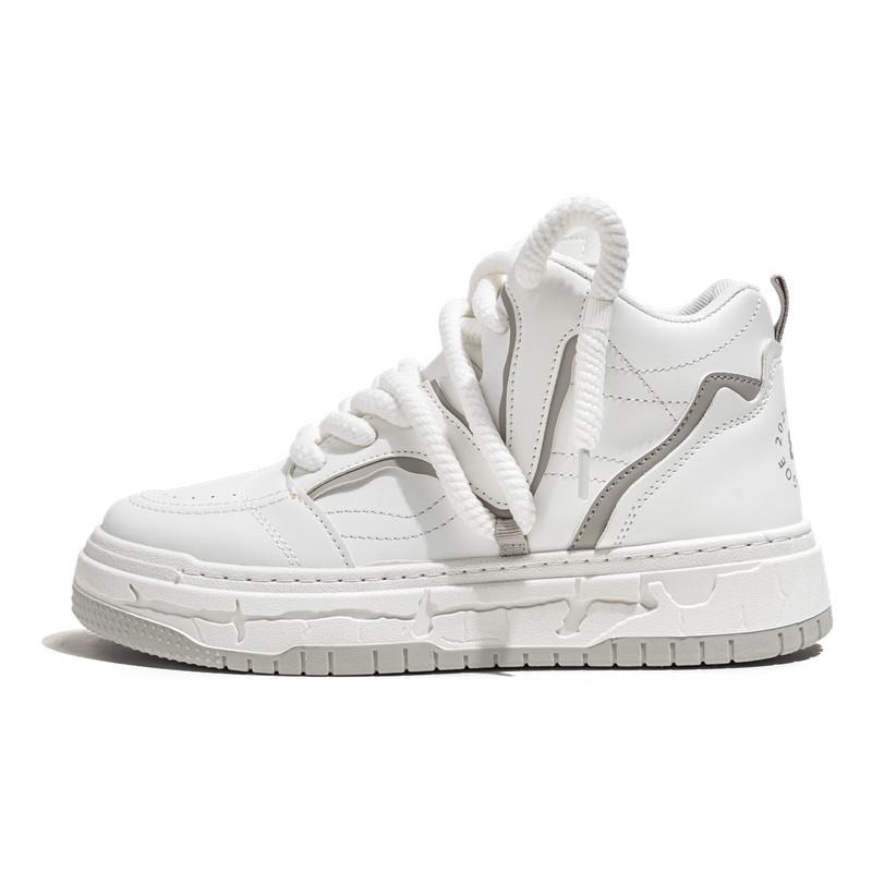 

Горячая мода высокие мужские повседневные туфли мужские туфли на плоской подошве модные универсальные туфли на толстой подошве вулканизированные туфли для мужчин повседневные кроссовки 44 белый