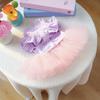 Bunny Ears Dog Dress Tulle Tutu Skirt Pet Dress with 3D Rabbit Ears Cute Bunny Dress for Dogs Cats Party Holiday Outfit
