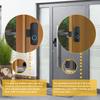 No Damage Doorbell Holder Easy Install Doorbell Bracket Office Doorbell Setup Metal Materials Non-Interfering Design
