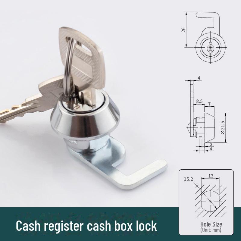 Universal Lock for Cash Register Drawer In Shopping Malls and Supermarkets