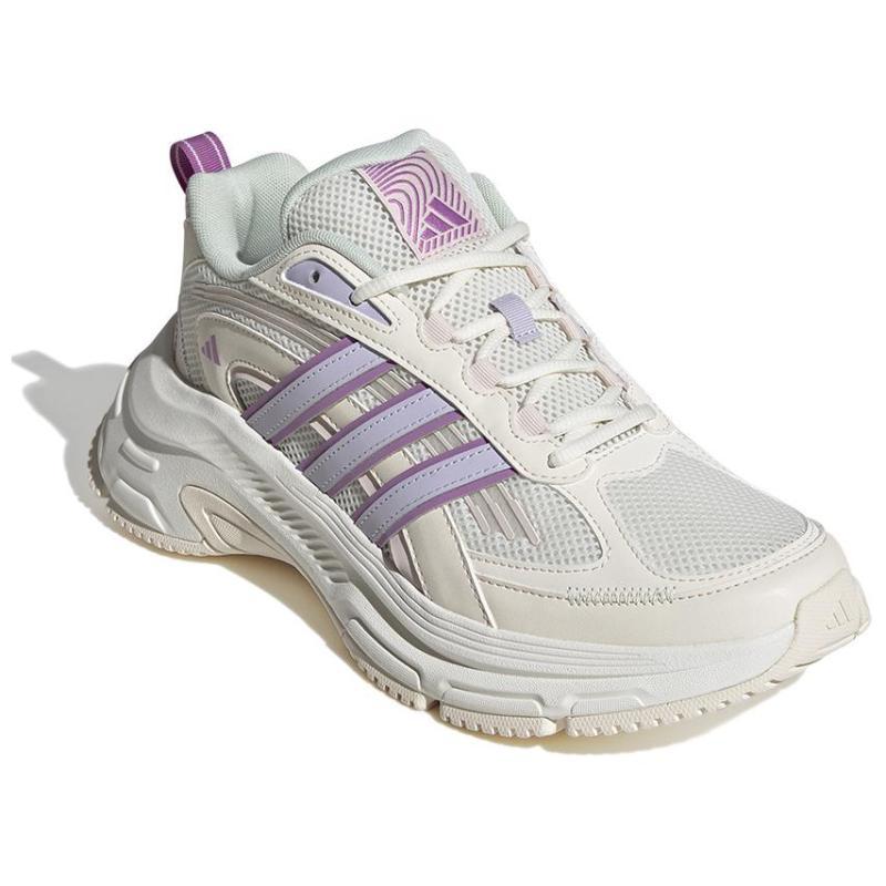 Adidas FC CLASSIC Abrasion Resistant Breathable Coverage Low top Running Shoes Women's Beige Purple Sneakers JS2790