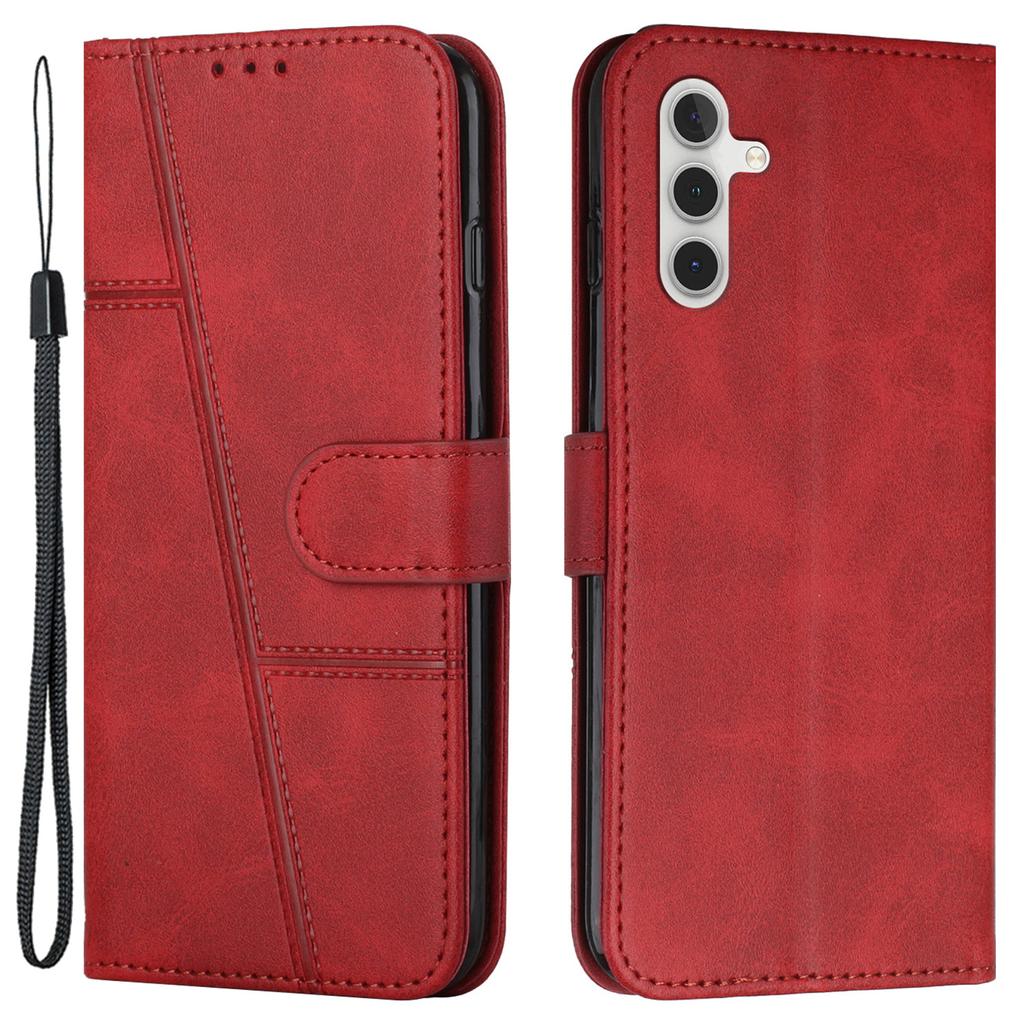 For Samsung Galaxy A55 5G Cell Phone Case Wallet PU Leather Phone Stand Cover