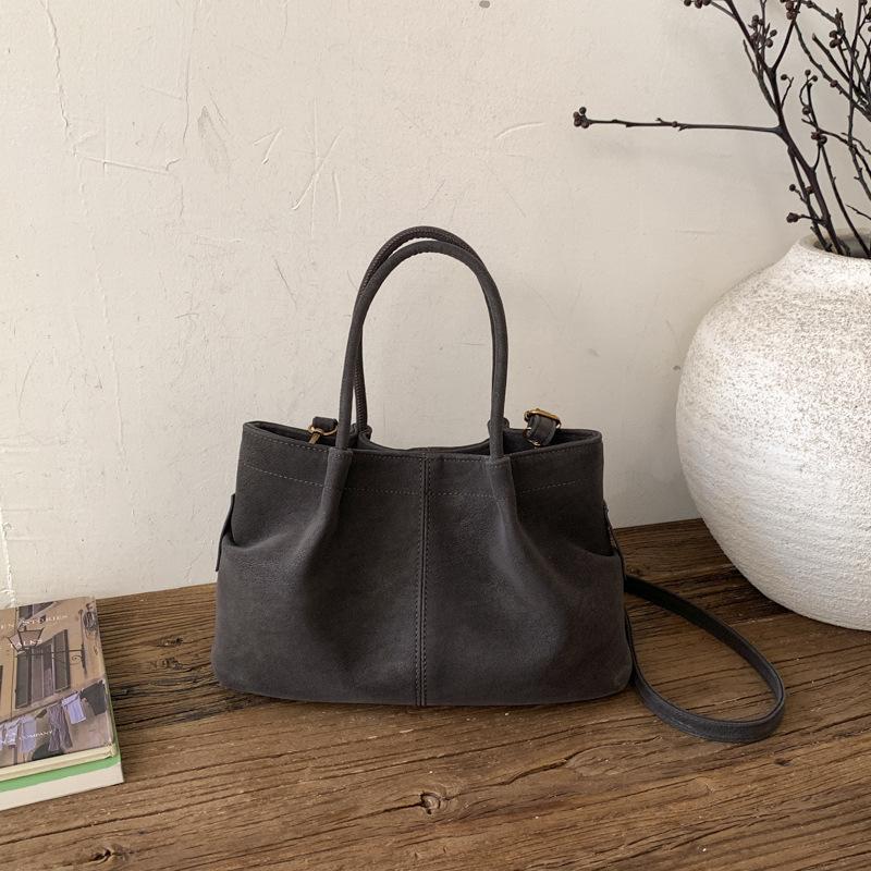 Ретро корзина для овощей маленькая сумка женская зимняя новая модная высококачественная ручная сумка-ведро повседневная сумка