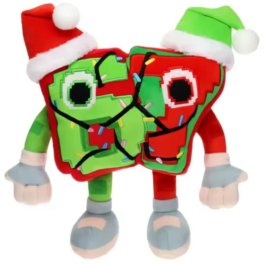 

28cm Festive 67 Steal A Brainrot Christmas Doll Anime Peripherals Soft Doll Collection Room Decoration Kid Birthday Gifts