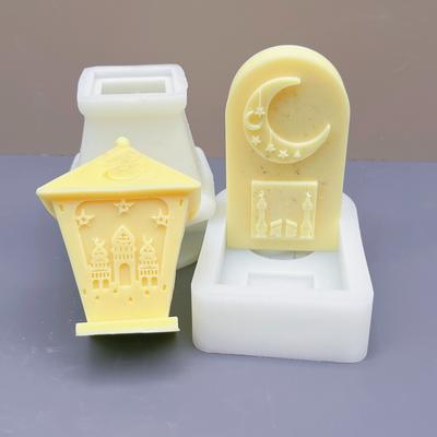 Castle Candle Silicone Mold RRamadan Decor Candle Mold Arch Door Silicone Mould Moon Star Soy Wax Ramadan Gift Idea Home Decor