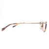 Pristine OLIVER PEOPLES Glasses Hadley DM Pattern Wellington Shape Clear brown mens Used