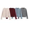Autumn Women's Casual Long Sleeve Layered Knit Cardigan Sweater