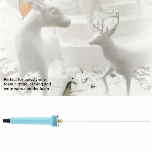 FTVOGUE Foam Cutter, 24W, 20cm Electric Foam Cutting Machine Pen Tool Kit for Styrofoam Polystyrene Cutting Pins (US Plug)