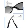 Retro Oval Small Frame Sunglasses For Women Men Fashion Rice Nail Cat Eye Glasses Outdoor UV Protection