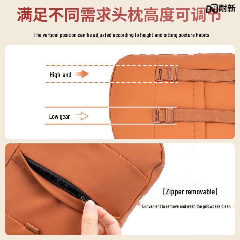 Hongqi Car Seat Cushion Set: Headrest, Neck Pillow, Back Cushion, Lumbar Support