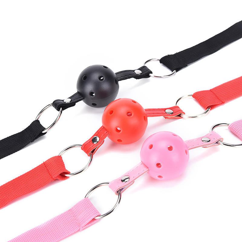 Newstrap Head And Mouth Ball Gag Harness Restraint Sexy Leather Toy Set