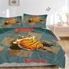 3pcs Basketball Court Bedding Set, Includes 1 Comforter + 2 Pillowcases, Without Pillow Inserts, Soft Comfortable, Lightweight Breathable, P