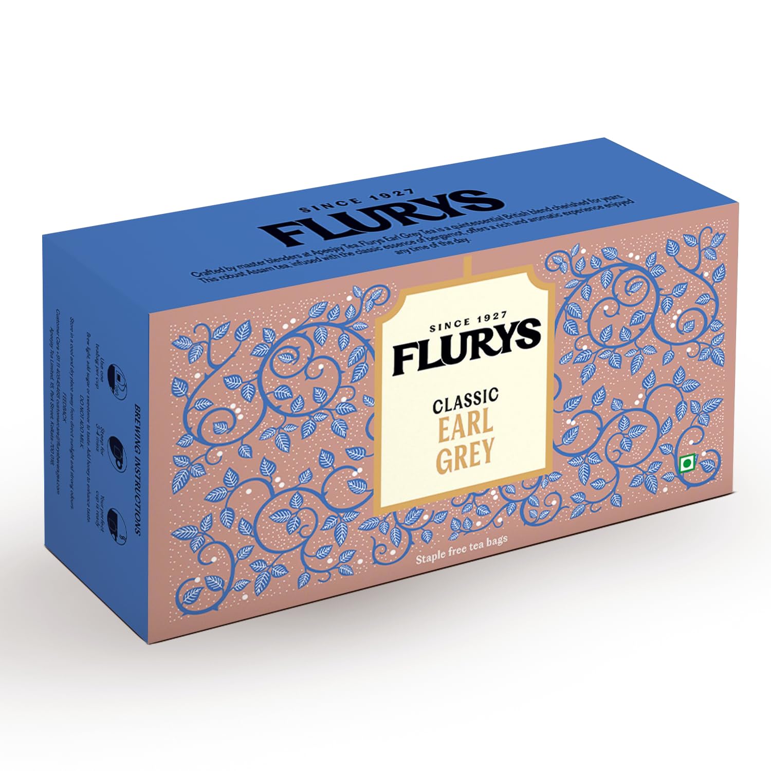 

Flurys Classic Earl Grey Envelop 180 Grams, 100 Tea Bags
