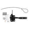 Fence Latch Carbon Steel with Spring Gate Latch Safety Latch for Indoor Window Doors Pet Fences
