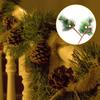Artificial Pine Pick Greenery Artificial Pine Needles Branches Garland for Home Garden Decoration