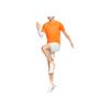 Li Ning Laufserie Einfarbig Schnelltrocknend Atmungsaktiv Sport T-Shirt Herren Tops Orange ATSS061-5