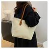 New Large Capacity Faux Leather Tote Bag for Women Office Commute Shoulder Handbag Casual Work Purse