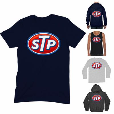 T-shirt Logo Huile Moteur STP - Course Speedway Moto Biker