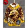 Modische Tier-Kapuzenpullover Für Mann Tiger 3D-Druck Herbst Sweatshirt Hoodie Street Casual Sweatshirt Y2K Übergroß Unisex Kleidung