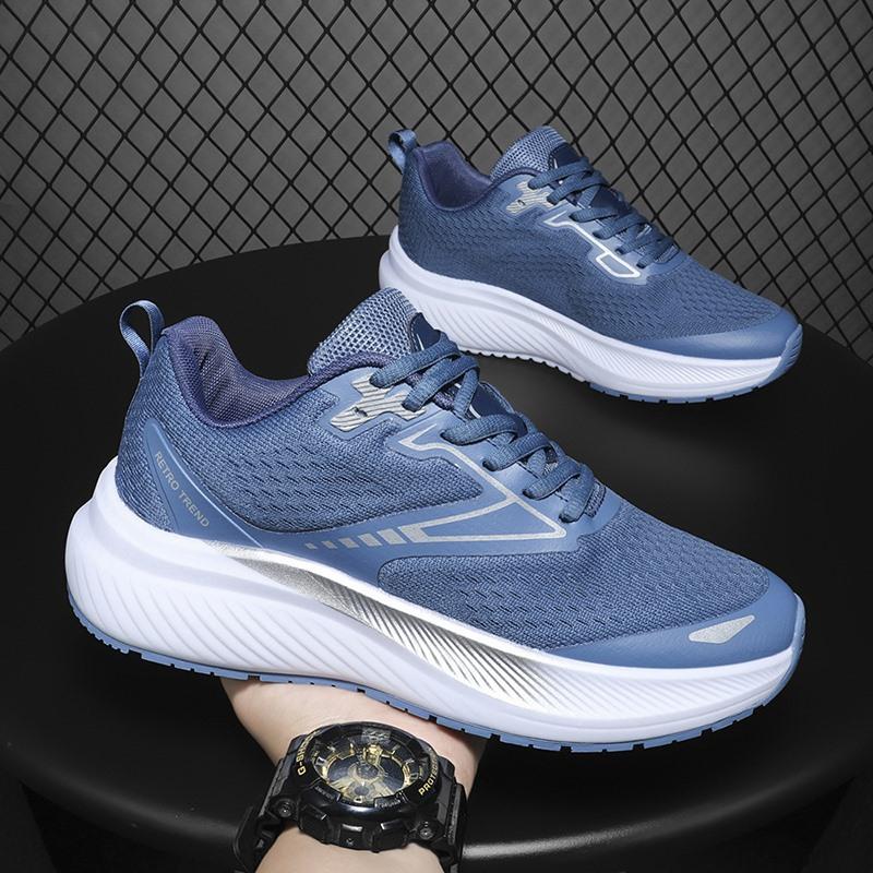 Thick-soled Casual Sneakers Men's Autumn New High-rise Daddy Shoes Korean Style Trendy Women's Shoes Mesh Running Shoes