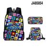 3D-Spiel Blox Fruits Schultasche Rucksack Umhängetasche Federmäppchen Rucksack Dreiteiliges Set