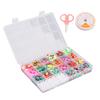 1350Pcs Clay Beads Exquisite Fruit Shape Environmentally Friendly Safe Beads for Jewelry Making with Storage Box