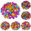 For Jewelry Making Necklace Bracelet Candy color Star Shell Flower Wholesale Loose Beads 20/40Pcs Pendant DIY Craft