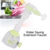 Movable Water Saving Extension Faucet Splash proof Kitchen Valve Spray Green 13cm