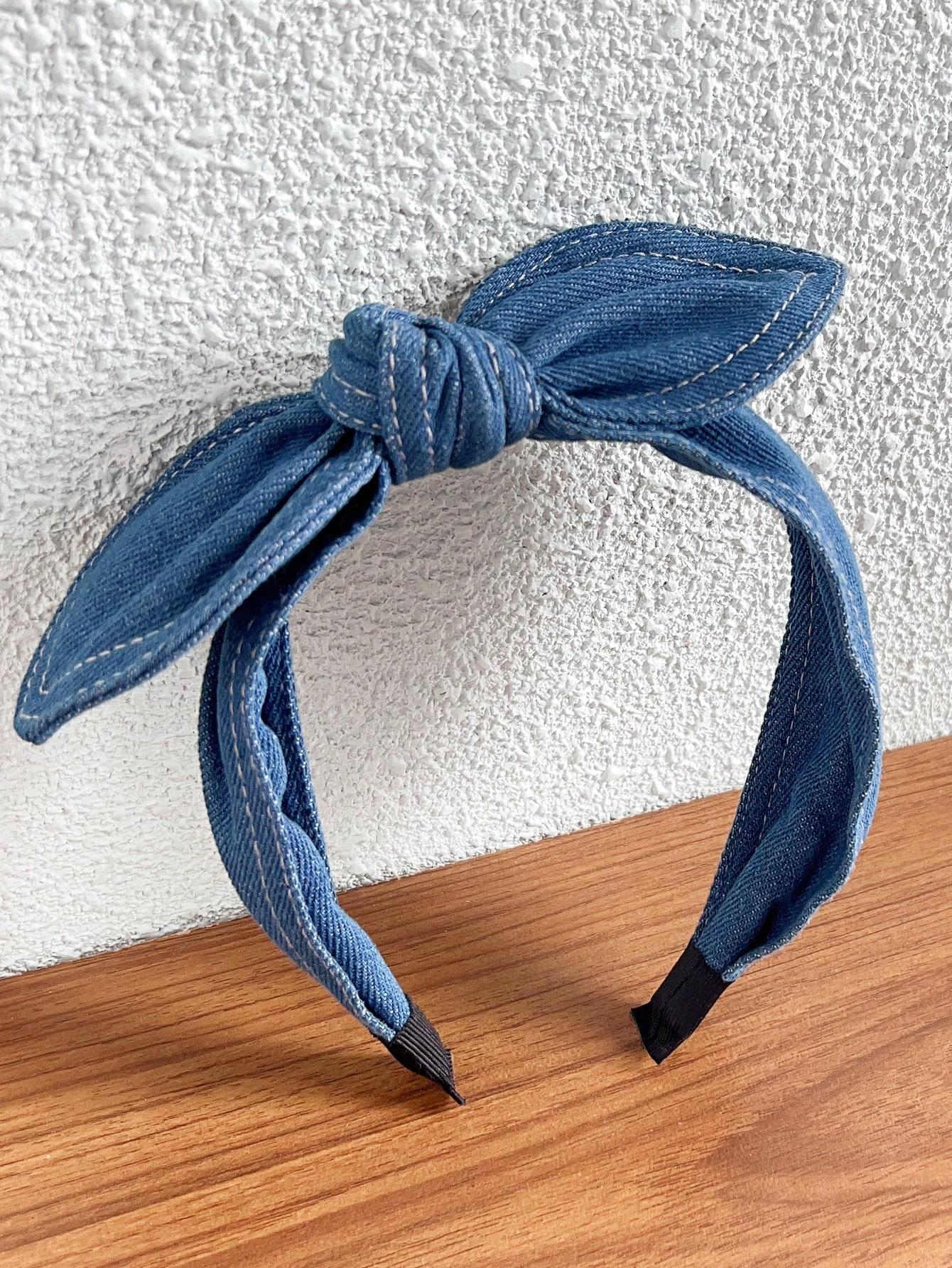 

1 шт., ковбойские простые кроличьи уши, женская повязка на голову, широкий край, гофрированные резинки для волос, аксессуары для волос, нескользящие, для спорта и отдыха Size fits all