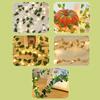 Flower Green Leaf String Lights Artificial Vine Fairy Lights Battery Powered Garland Light For Weeding Home Decor