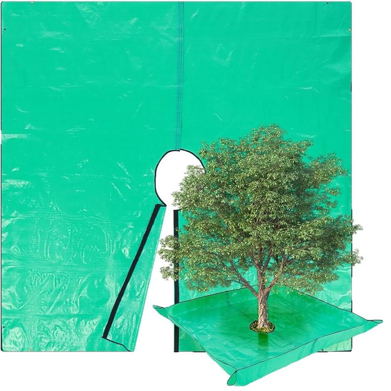 B97A-Plant Trimming Tarp Outdoor Leaf Storage Mat Easy Clean Garden Blanket Pruning Cleanup Mat Foldable Garden Tarp