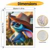 Disney Cowboy Stitch animation digital oil painting diy handpainted coloring painting home decoration art supplies craft wall decor kit