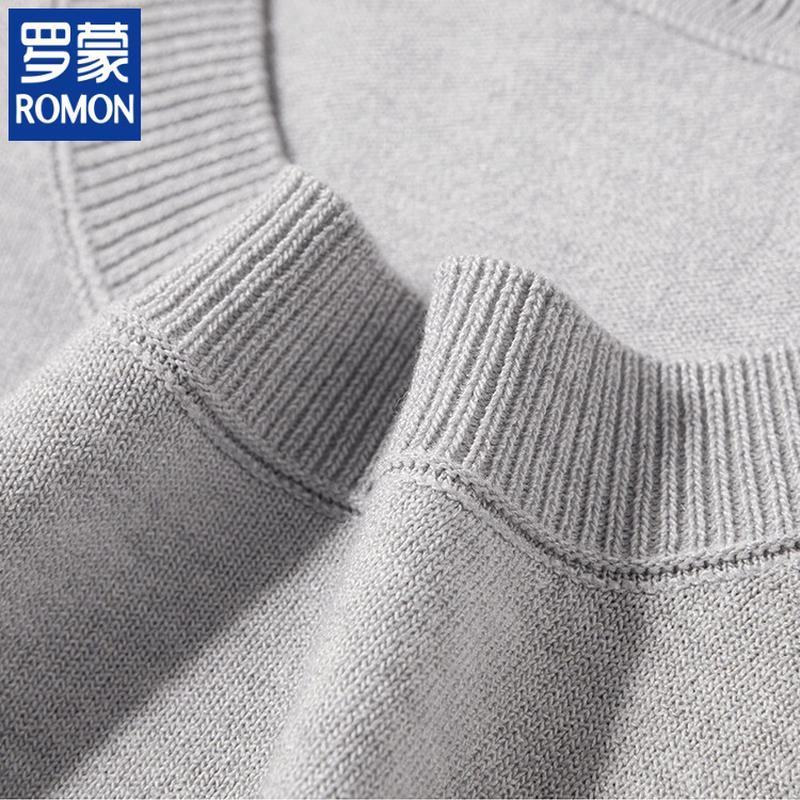 ROMON Men's Short Sleeve Knit T-Shirt