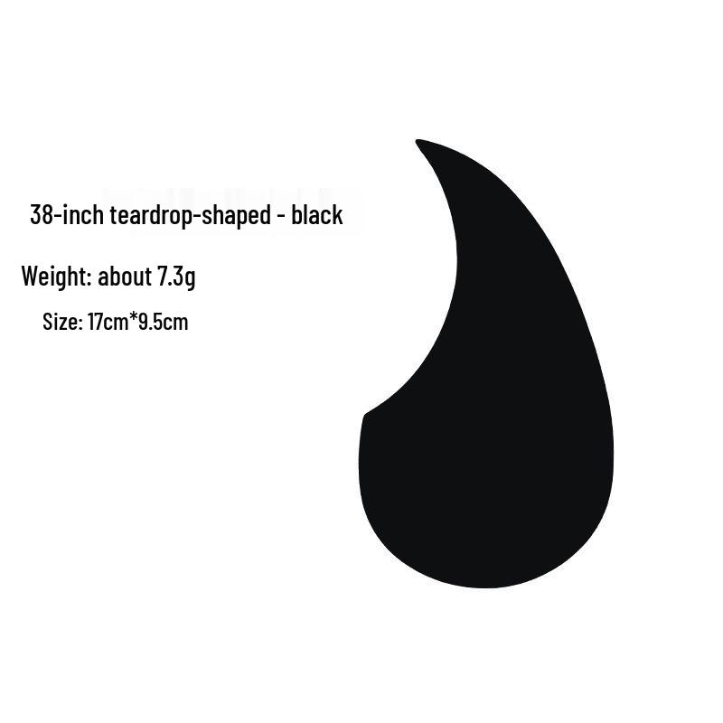 Naklejka panelowa pickguardu gitary chroniąca przed zarysowaniami dla gitar 38-41 calowych - Ochrona strun