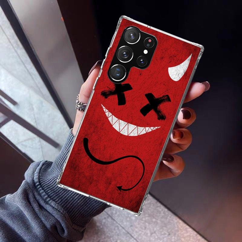 Devil Bad Boy Anime Phone Case For Samsung Galaxy S23 S24 S25 Edge S26 Ultra S22 + S21 Plus S20 FE Cover Silicone Print Shell Ga