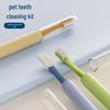 Dual-Ended Pet Toothbrush Set for Cats and Small Dogs