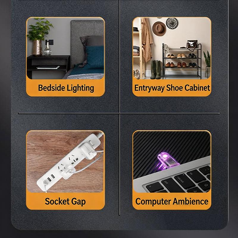 Ai Voice-Controlled Usb Sound-Activated Led Night Light/Bedside Sleep Light