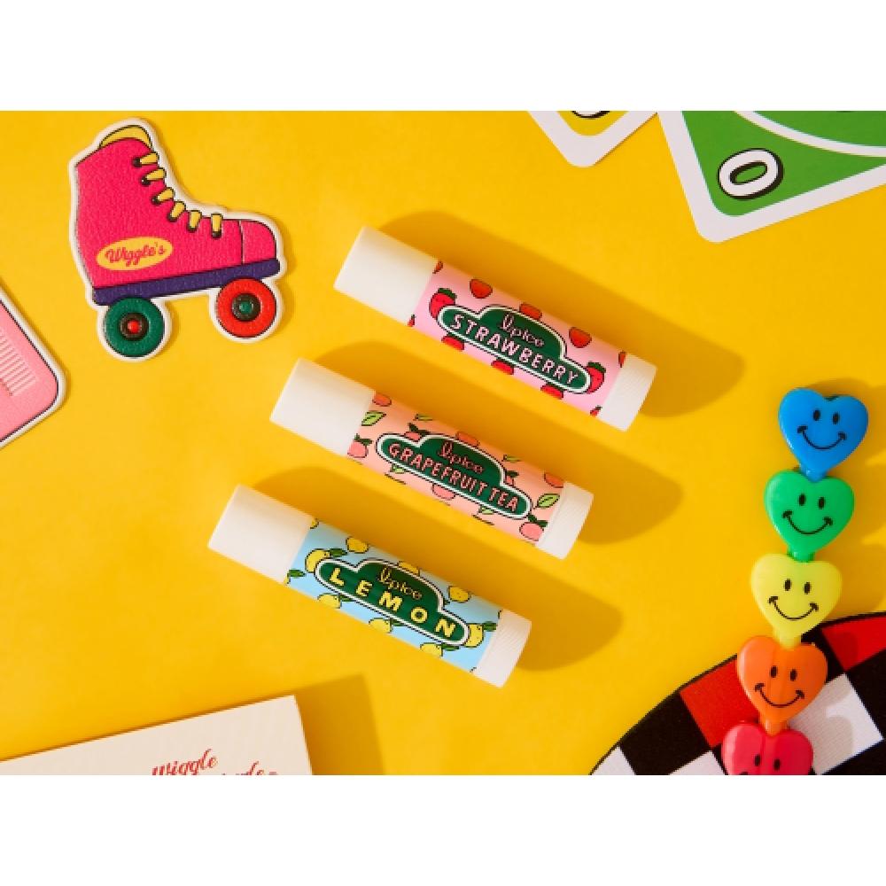 3 Types Of Mentholatum Lip Ice Lip Balms  Lemon  Strawberry  Grapefruit 3 grapefruits for lip ice