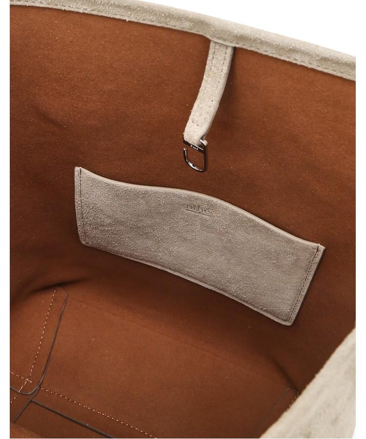 Athe Vanessabruno [Panier] Beige Suede Panier Bucket Bag L Aaba5F202I3