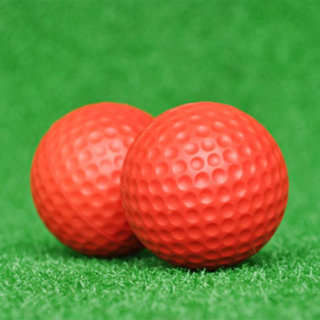 10Pcs Foam Golf Balls PU Practice Golf Balls Realistic Feel Long Lasting Limited Flight Practice Golf Balls for Backyard