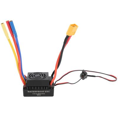 60A Waterproof Brushless ESC Electric Speed Controller for SCX10 1/10 RC Car ModelXT60