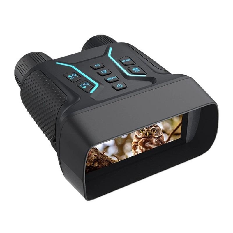 New 4.5 Inch Large Screen Night Vision Binoculars, 8X Digital Zoom 4K HD Dual Lens Infrared Telescope Outdoor Gear