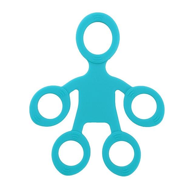 

Fidget Silica Gel Finger Puller Антистрессовое кольцо для рук для взрослых, силовая тренировка пальцев, игрушки для детей, игрушка-сжиматель, подарки синий